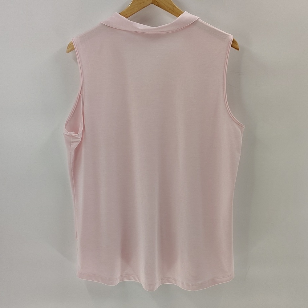 Lady Hagen Sleeveless Golf Polo Light Pink Size XXL V-neck - Picture 5 of 5